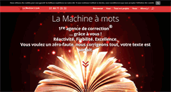 Desktop Screenshot of lamachineamots.com